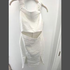 Endless Rose white mini dress